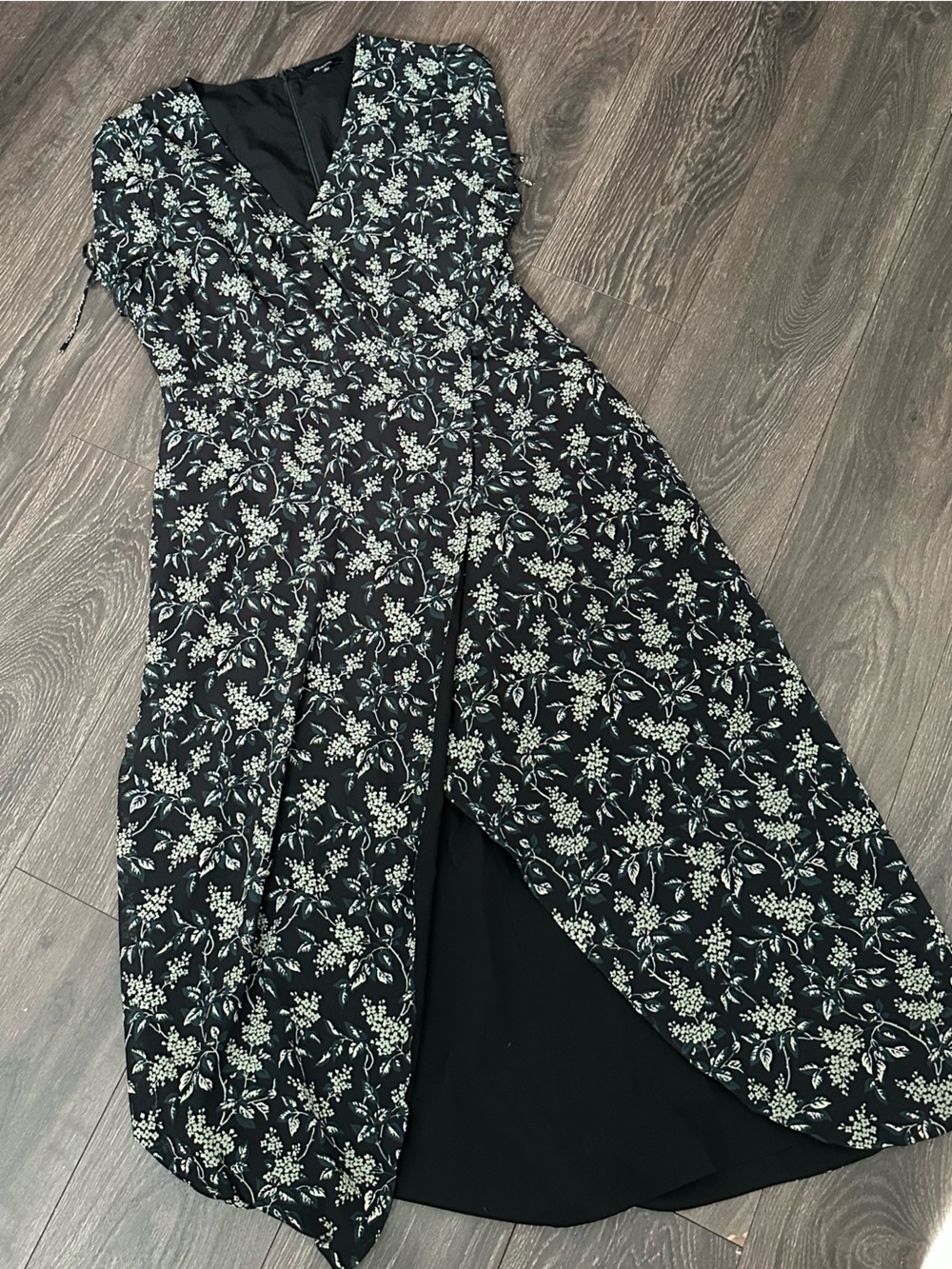 Madewell faux wrap floral dress